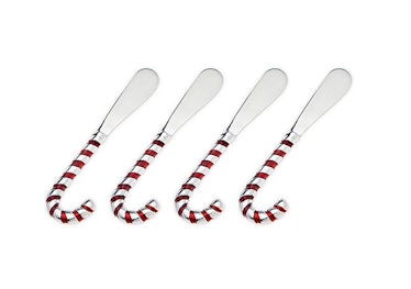 Godinger™ Candy Cane Spreaders in Red (Set of 4)