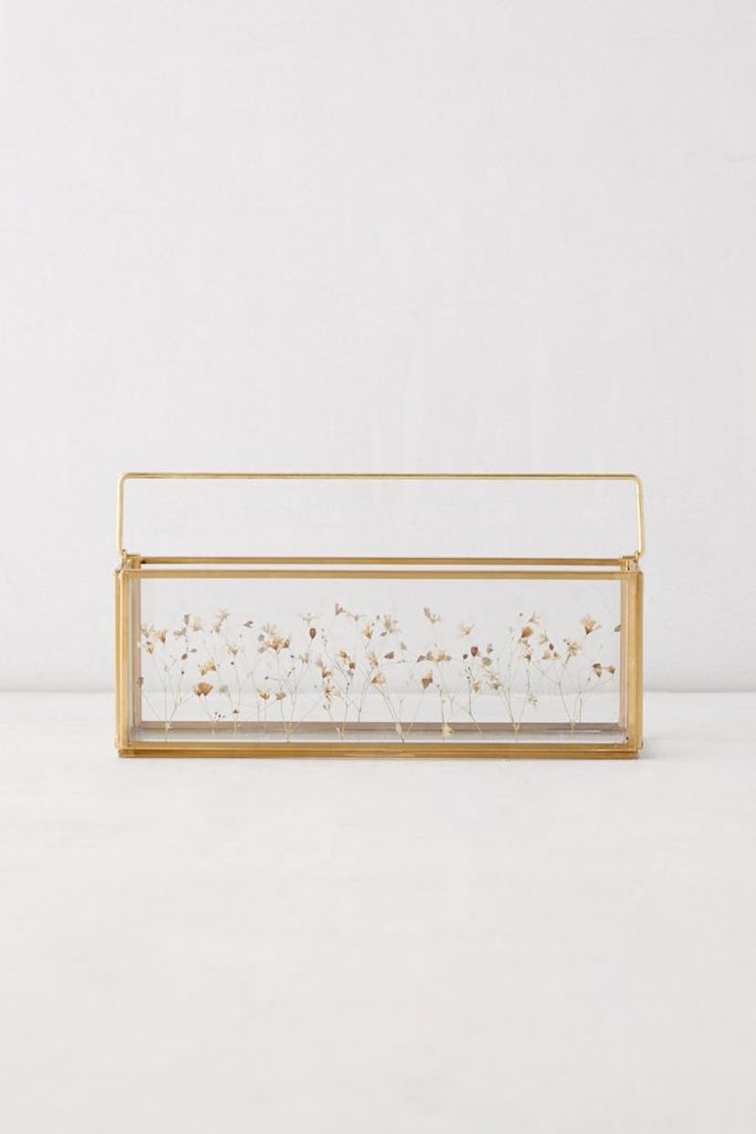 Pressed Floral Vanity Organizer