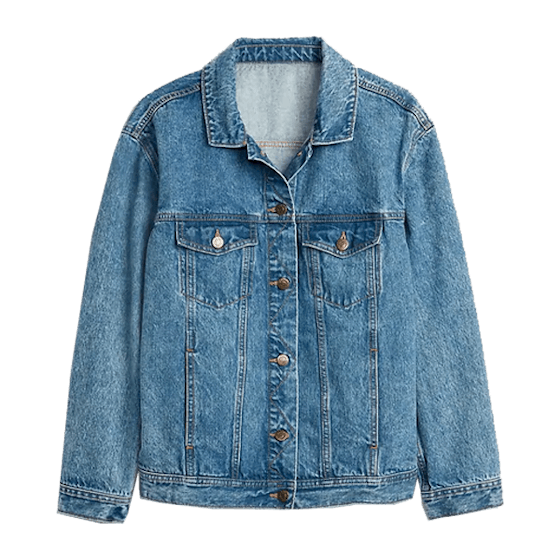 Oversized Boyfriend Jean Jacket