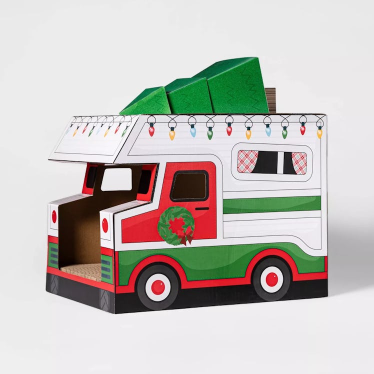 Target's 2020 holiday cat houses by Wondershop include three new designs.