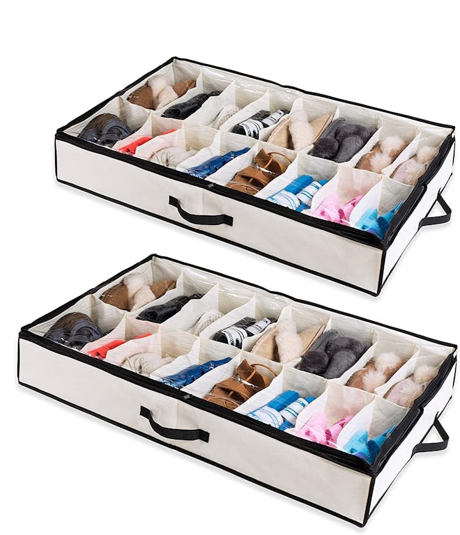 Woffit Under The Bed Shoe Organizer (2-Pack)