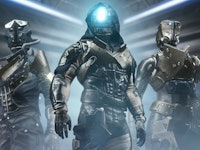 Three characters from Destiny 2 
