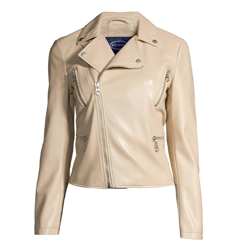 Faux Leather Moto Jacket