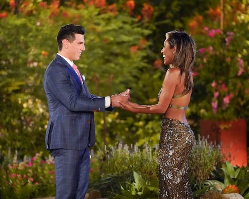 Peter Giannikopoulos and Tayshia Adams in 'The Bachelorette'