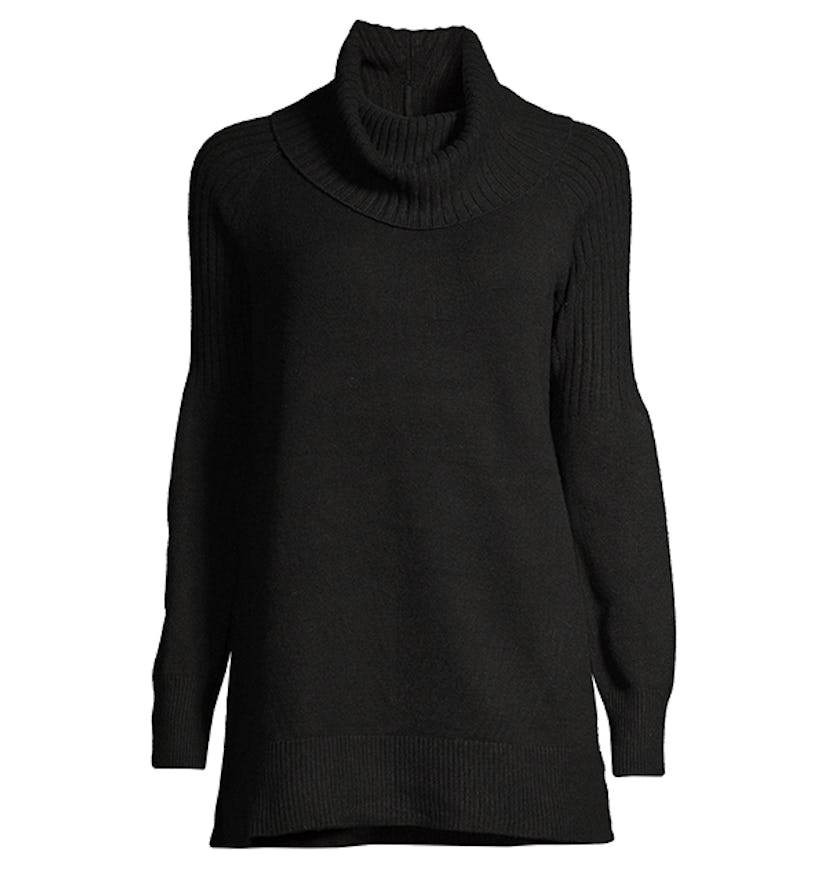 Cowl Neck Tunic Sweater