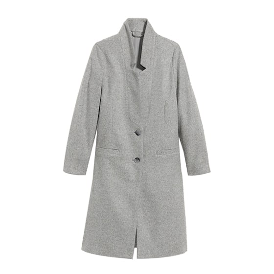 Oversized Soft-Brushed Overcoat