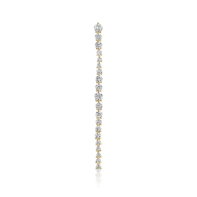 Amaranthus Diamond 2" Single Earring