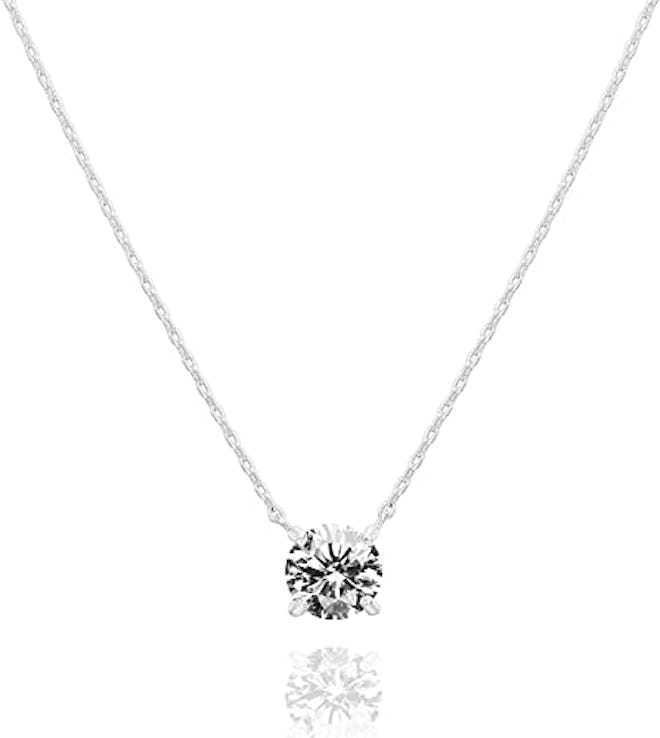 PAVOI 14K Gold Swarovski Crystal Necklace