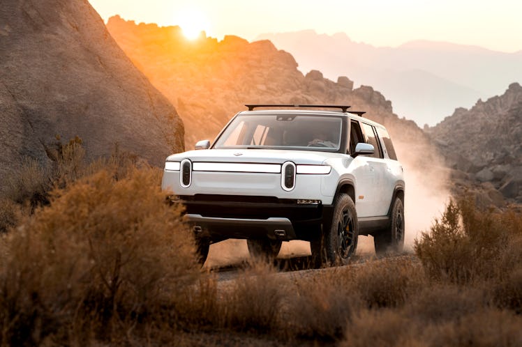 The Rivian R1S.