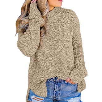 Imily Bela Fuzzy Sherpa Sweater