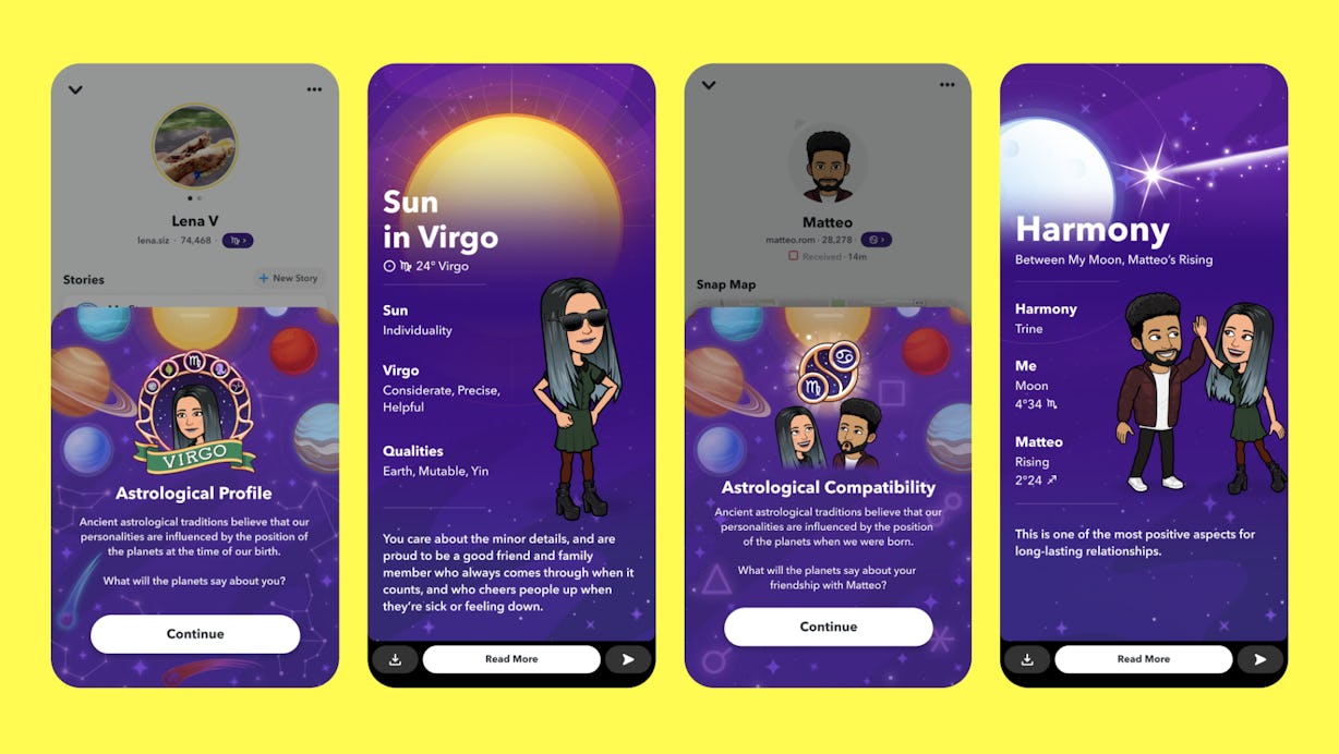 Snapchat's New Astrology Features Include Daily Horoscopes