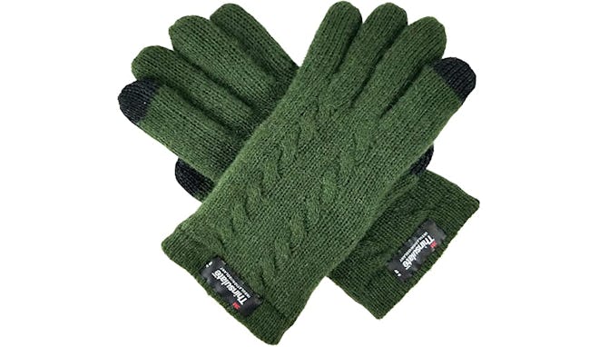 Bruceriver Pure Wool Knit Gloves