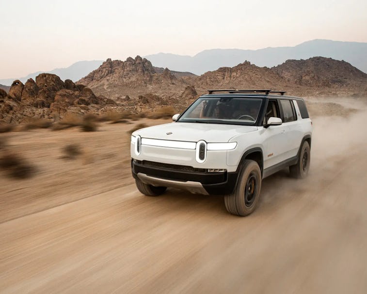 Rivian's R1S is an all electric SUV that will start at $70,000.