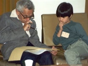 Paul Erdos with Terence Tao.