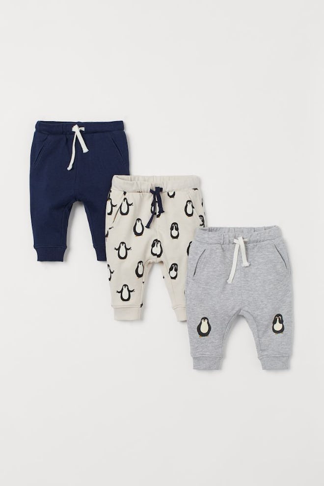 3-Pack Cotton Joggers