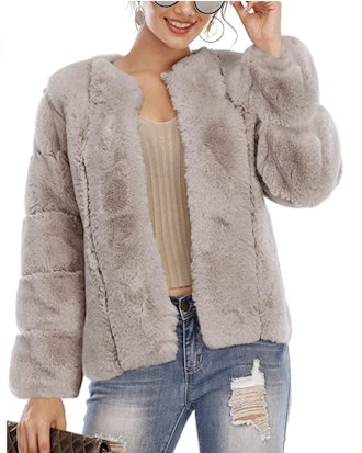 Simplee Fluffy Jacket