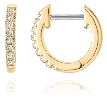  PAVOI 14K Gold-Plated Cubic Zirconia Cuff Earrings