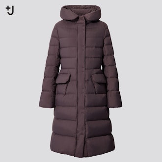 +J Ultra Light Down Hooded Jacket