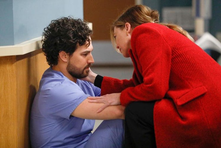 DeLuca and Meredith on 'Grey's Anatomy'