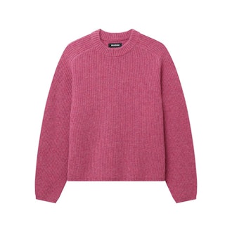 Cashmere Ribbed Mockneck Sweater