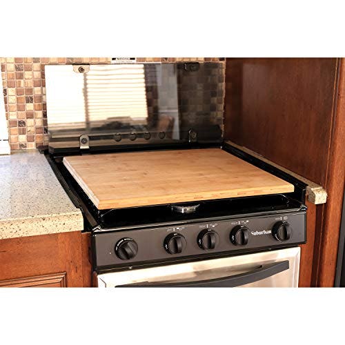 Camco Bamboo Stove Cover Silent Top