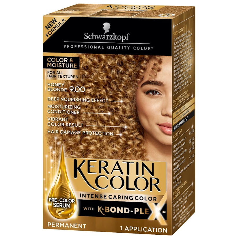 Schwarzkopf Keratin Color Honey Blonde Permanent Hair Color