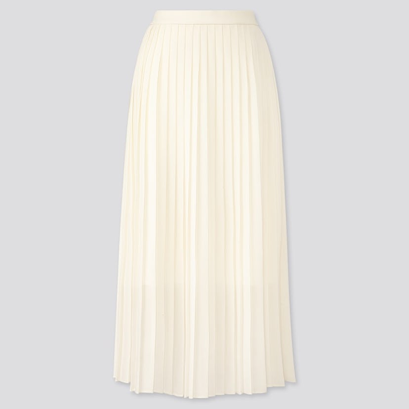 Chiffon Pleated Long Skirt