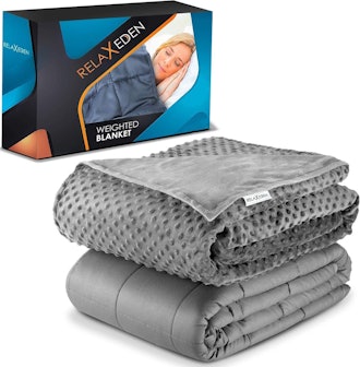 Relax Eden Adult Weighted Blanket With Removable, Washable Duvet Cover