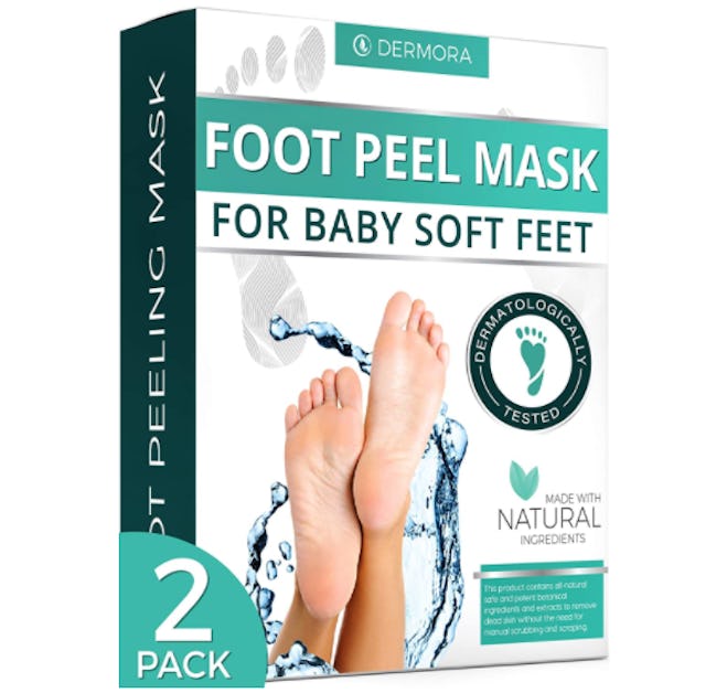 DERMORA Foot Peel Masks (2-Pack)