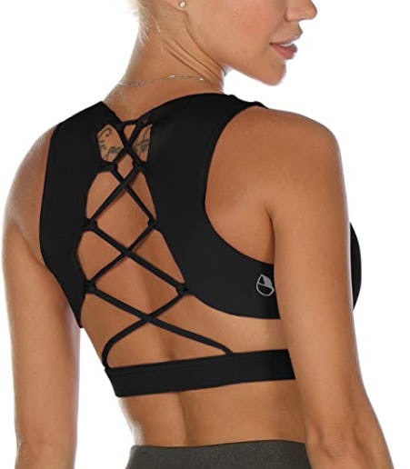 icyzone Strappy Sports Bra