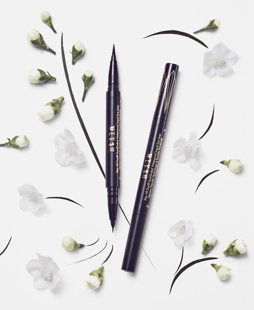 Stila Stay All Day Dual-Ended Waterproof Liquid Eye Liner, both tips.