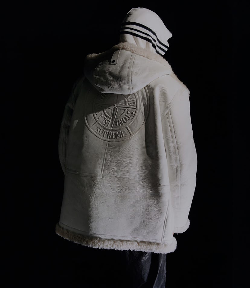 Supreme Stone Island Shearling Jacket