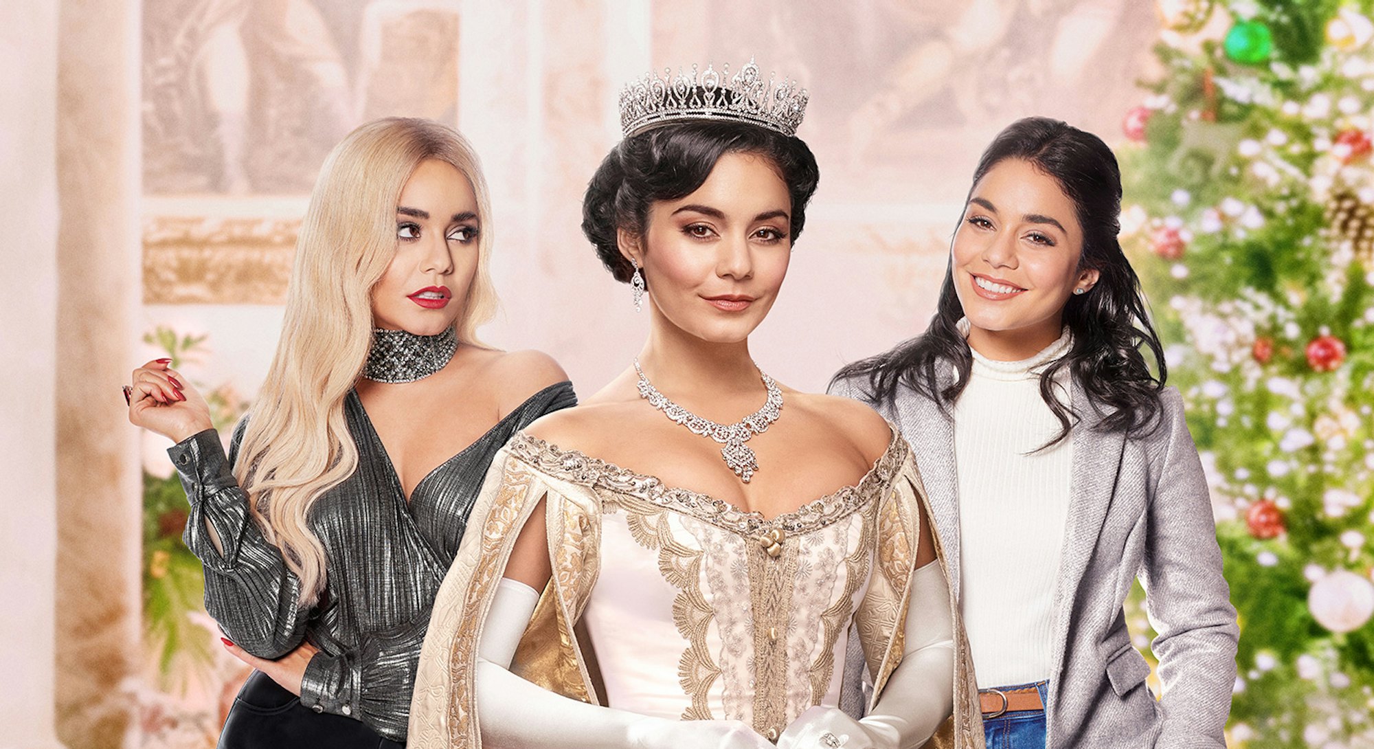 Vanessa Hudgens in 'The Princess Switch: Switched Again' via the Netflix press site.
