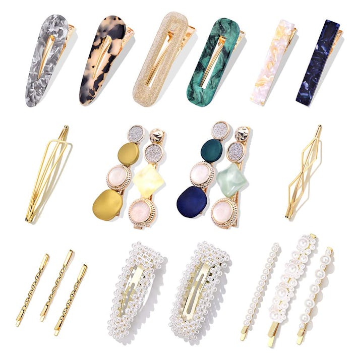 Cehomi Pearl Hair Clips (20-Piece)