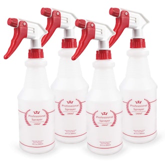 Uineko Plastic Spray Bottle (4-Pack)