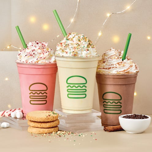Shake Shack's Holiday Drinks 2020 Include A Candy Cane Marshmallow Milkshake