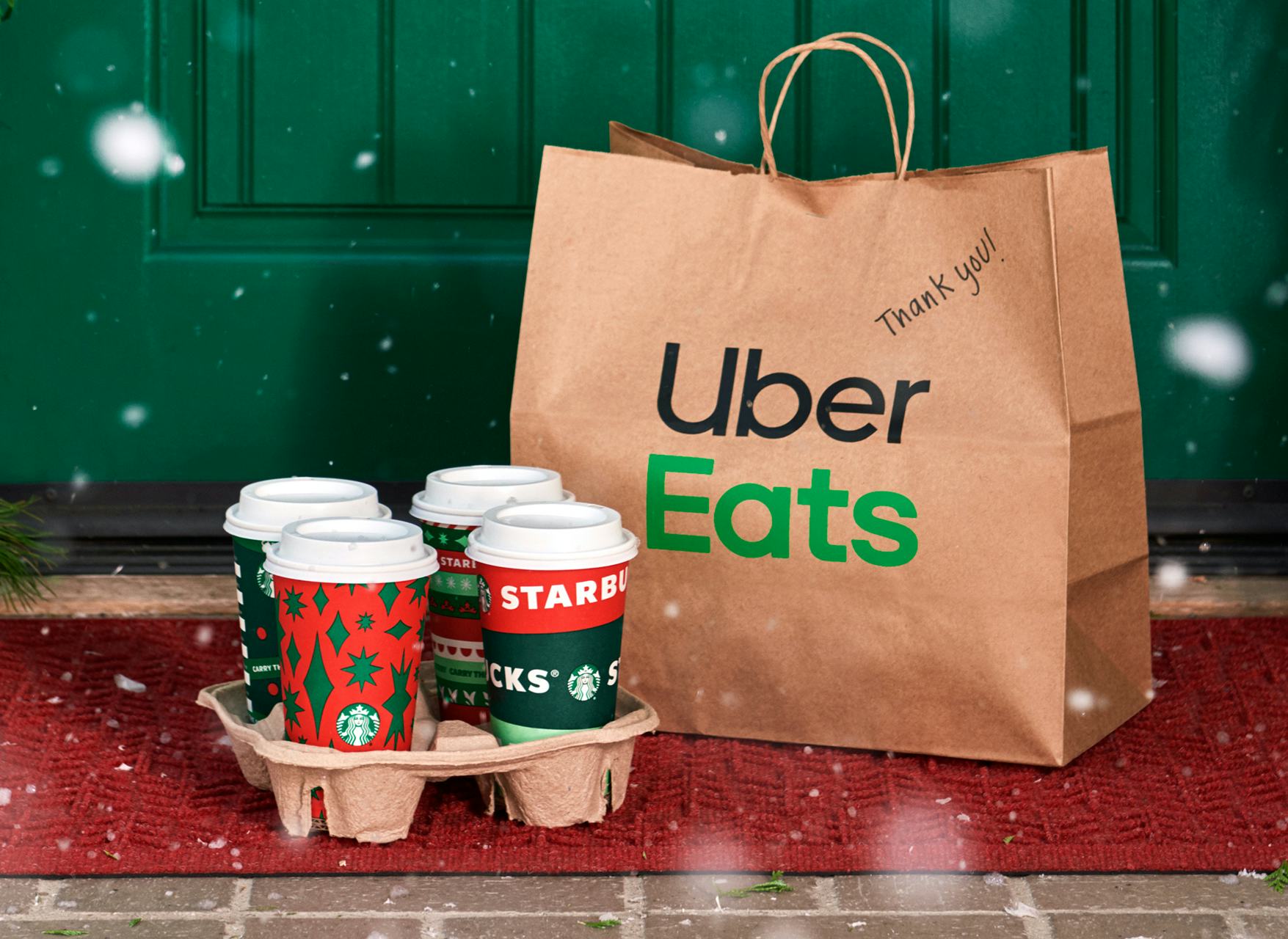 Starbucksu0027 Deliver It Forward Holiday Deal On Uber Eats Lets You 