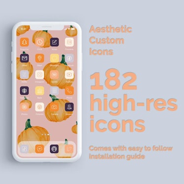 Pumpkin Patch iOS 14 Home Screen Theme Pack