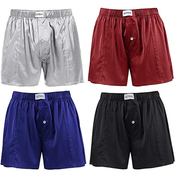 LilySilk Mens Boxers (4-Pack)