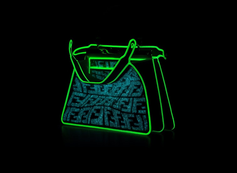 Fendi wants you to risk it all for its super rare glow-in-the-dark bag