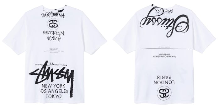 Takahiro Miyashita Stüssy 40th Anniversary T-shirt