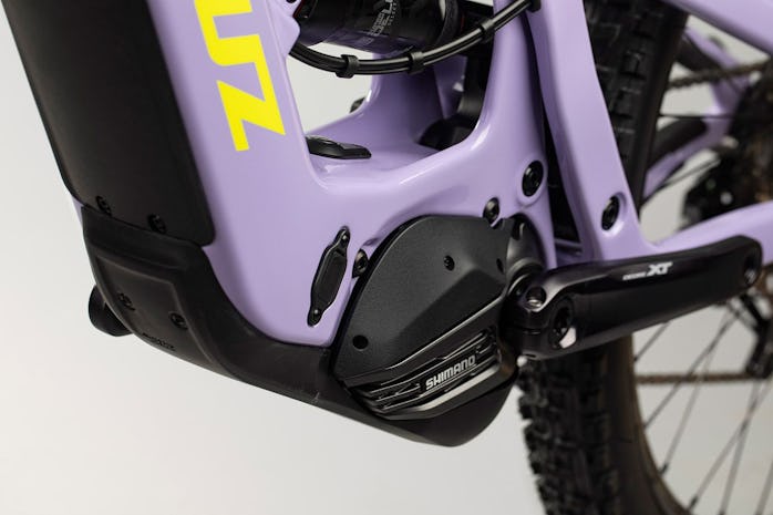 Shimano's EP8 mid-drive motor on the Santa Cruz Bullit MX.