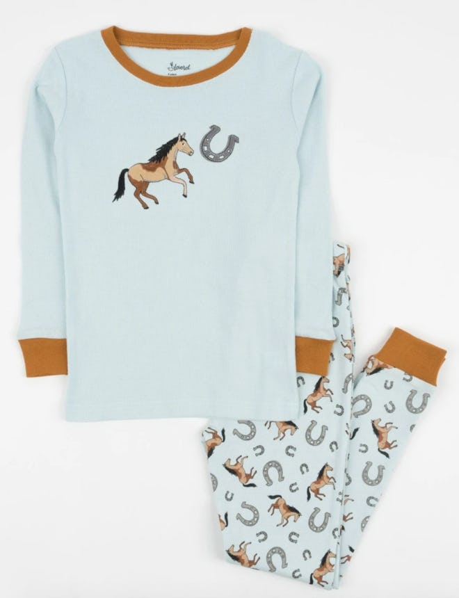 cotton horse pajamas