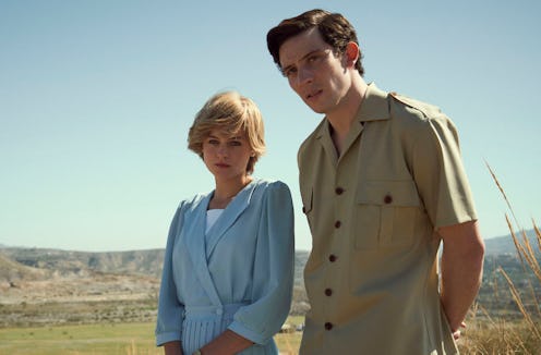 Emma Corrin and Josh O'Conner as Princess Diana and Prince Charles in 'The Crown' Season 4