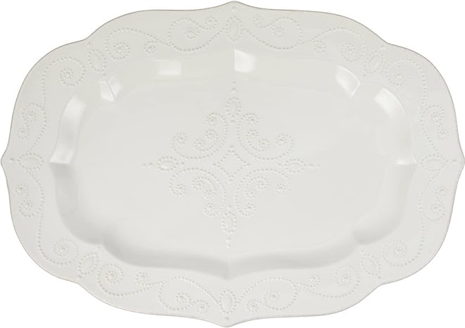 Lenox French Perle Large Serving Platter