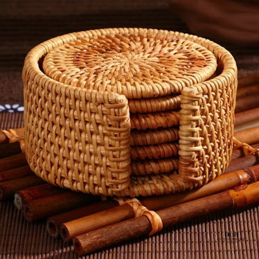 HoH Kitchenware™ 6pcs Rattan Coaster Set