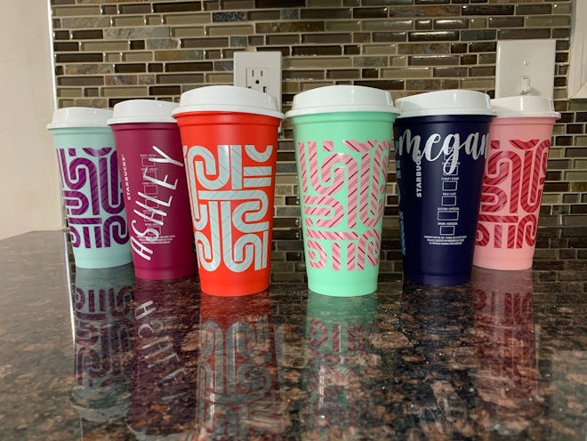  Starbucks Holiday Color Changing Cups 