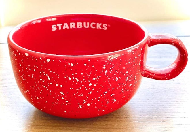 16-oz. Red Speckle Ceramic Starbucks Cup