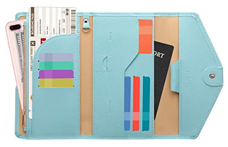 Zoppen Multi-purpose Rfid Blocking Travel Passport Wallet 