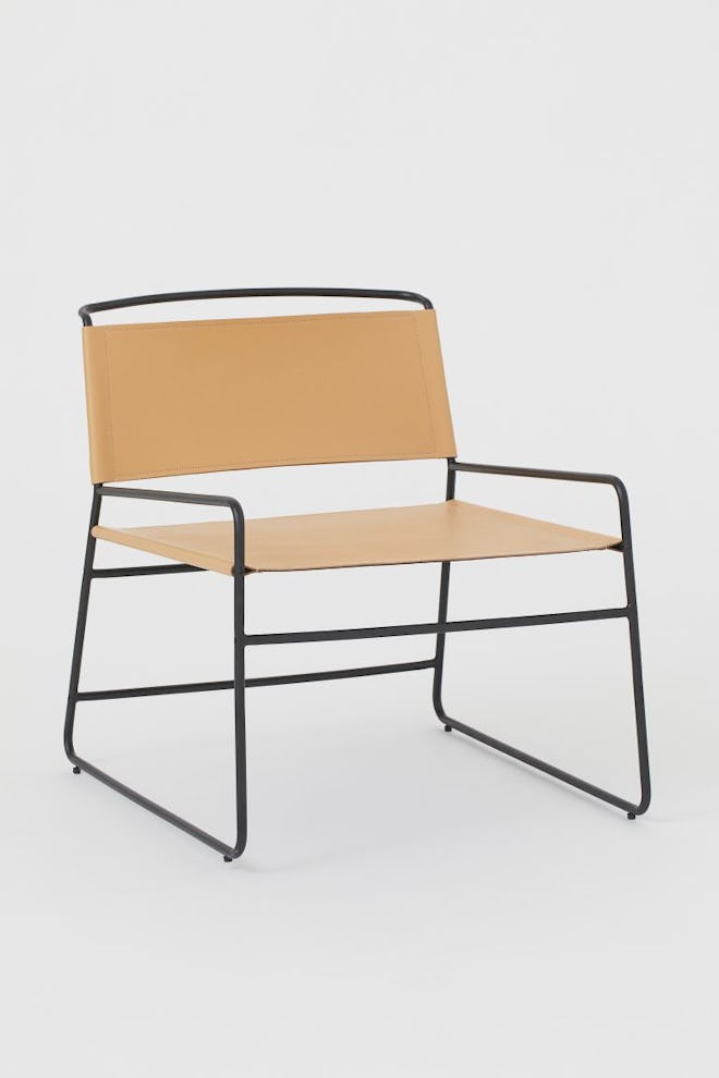 Metal lounge chair